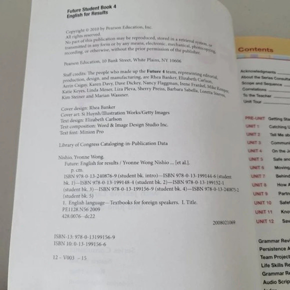 Future English for Results 4 Book and Workbook for English Class CD Included NEW - Picture 5 of 12